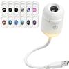 Generic Proiettore di luce notturna olografico 5D HD Smart Dynamic 2026, proiettore Star HD Plug and Play, proiettore Galaxy 2 in 1, rotazione a 360°, alimentazione USB, con 12 film
