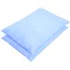 HABITA 33 HOME Coppia Federe Coordinate 100% Cotone Celeste | Lenzuola Letto Traspirante ed Anallergico Biancheria da Letto e Federe Coordinate 100% Cotone