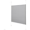 Joydeco Tenda avvolgibile plissettata a nido d'ape senza fori, oscurante, termica, Klemmfix, bicolore, grigio, larghezza 75 x altezza 120 cm, protezione solare e dal suono per finestre e porte