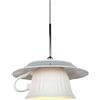 TkTsjtle Lampada A Sospensione Moderna in Ceramica A LED, Lampada A Sospensione in Ceramica, Lampada A Sospensione Bianca, Mini Lampada A Sospensione per Cucina, Isola, Ristorante, Bar