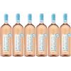 Grand Sud - Vino rosato analcolico, Merlot Rosé fresco e fruttato (6 x 1 L)