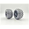 dexinco Pneumatici fuoristrada in gomma per Dexinco RC Car S910, 2 pezzi, numero di parte S909-01