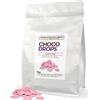 Cacao Venezuela Delta Cacao V Delta - Copertura professionale al cioccolato rosa al gusto fragola, 1 kg, per pasticceria, pasticceria successiva, facile da fondere per torte, cake pop, non necessita di temperamento