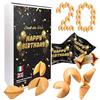 D&D Fun Cookies Biscotti della Fortuna per compleanno Biscotti della Fortuna per l'anniversario Per una Festa Biscotti della fortuna cinesi Biscotti confezionati singolarmente Biscotti regalo (20, S)