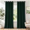 Ystyle Tende Oscuranti per Interni 2 Pezzi, 140x180 CM, Verde Scuro