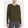 RAGNO MAGLIA DONNA GIROCOLLO DR07T9 DARK OLIVE
