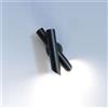 Nemo - Applique orientabile Tubes - Nero - alluminio estruso - Designer Charles Kalpakian