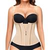 Nebility Corsetto Donna Dimagrante Modellante Cintura Waist Trainer Bustino Pancia Piatta Body Shaper Fascia Snellente con Spalline Regolabili