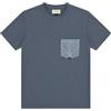 ROY ROGERS Uomo T-Shirt Manica Corta RRU90171CA160111 Cotone Blu Medio L