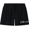 EA7 Emporio Armani Costume Boxer Uomo con Logo ASV 7M002000AF13049 8056643413792-3XL Nero Argento 3XL