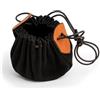 LEONARDO CARBONE Borsa unisex in pelle, con chiusura a coulisse, ispirazione vichinga, carnevale, Halloween, cosplay, LARP, borsa medievale, accessorio, 100% vera pelle, marrone, taglia unica