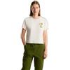 The North Face Flora Embro Regular Short Sleeve-G T-Shirt da Donna White Dune M