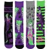 A2Z Calzini da uomo con licenza ufficiale, confezione da 4 calzini Joker, eleganti, durevoli, morbidi al tatto, comodi per calzature quotidiane, leggeri, festivi, alla caviglia, perfetti per il tempo di