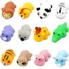 POPOYU Set di 12 mini giocattoli Mochi animali della giungla per borse da festa, giocattoli morbidi per bambini, ragazzi e ragazze, regali di compleanno, regalo sorpresa di Natale
