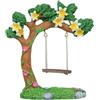Generisch Altalena decorativa in miniatura per giardino delle fate in resina con dettagli per casa delle bambole e tavolo decorazione idea regalo creativa piccoli mobili