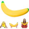 Felicify Banana Squishy Gigante, Squishy a Forma di Banana, Squishi Frutta Banana, Giocattoli Antistress, Giocattolo Sensoriali per Casa e Ufficio
