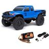 Axial RC Truck 1/24 SCX24 Base Camp 4x4 Rock Crawler spazzolato RTR (tutto il necessario per correre è incluso) - blu, AXI-1219T2