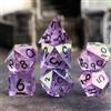 Elifel Dadi Set D&D Particolari 7 Pezzi Fiore d'arte Dadi da Gioco Resina DnD Dice con Bordi Affilati Lancia Dadi per Dungeons and Dragons Pathfinder RPG Magic the Gathering con Confezione Regalo