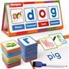 Coogam CVC Generatore di parole magnetico Desktop CVC lettore di parole e ortografia, Montessori giocattolo educativo per bambini dai 3 ai 4 ai 5 anni