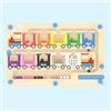 Strehknewen Gioco Labirinto Magnetico - Giocattolo Montessori in Legno per Bambini da 2 a 6 Anni, Sviluppo della Motricità Fine, Apprendimento di Colori e Numeri (Treno)