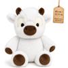 Generic Peluche Mucca Che Corre 45 cm, Morbida Mucca Highland di Peluche con Pelo Soffice, Doudou Rassicurante e Compagno di Coccole, Pupazzo Morbido per Bambini, Compleanno e Natale