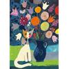 Schmidt 58656 Gatto Bianco, Rosina Wachtmeister, puzzle da 1000 pezzi