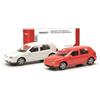 Herpa Modellino MiniKit VW Golf IV 4 ante (2 pezzi), in miniatura in scala 1:87, da collezione, kit per modellismo, plastica