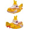Hot Wheels BEATLES YELLOW SUBMARINE Die Cast Modellino sottomarino giallo dal film - Scala 1:64 - lunghezza 7cm POP CULTURE JBL74