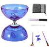 Hojalis Diabolo con Cuscinetti A Sfera, Carousel Diabolo Set, DiaboloLED con Cuscinetti A Sfera, Diablo Giocoleria, Diabolos Luminoso al Buio, per Bambini E Adulti, Principianti E Professionisti