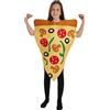 Funidelia Costume da Pizza per Bambina e Bambino, Taglia 3-6 Anni Cibo, Bibite - Vestito per Bambini per Feste, Carnevale e Halloween