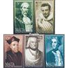 Prophila Collection Malta 1243-1247 (Completa Edizione) MNH ** MNH 2002 personalità (Francobolli per i Collezionisti)