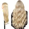 Ser Mulher Brianna Extension con Clip capelli ondulati, lunghi- 1 Tessitura con 4 Clip (613 Platinum Blonde, 50cm)