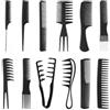 exatta 12 Pezzi Capelli Kit,Set Pettini Styling,Adatti Tutti i Tipi di Capelli