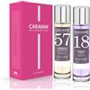 CARAVAN FRAGANCIAS - Scatola regalo con 2 profumi: n. 18 e n. 57 da 150 ml, per uomo