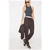 Tezenis Jogger Con Tasche A Filetto E Coulisse Donna Marrone
