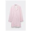 Tezenis Camicia Da Notte Aperta Cotone Righe Donna Rosa