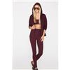 Tezenis Felpa Leggera Cappuccio Con Zip E Coulisse Donna Rosso