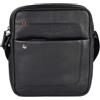 Roncato Borsello Uomo in pelle 1 comparto Roncato linea Alaska Nero 2424