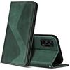 ZONNAVI Cover per Realme GT Master Edition, Flip Custodia Pelle PU con [Slot Cart] [Supporto Stand] [Magnetica], Cover a Libro Portafoglio per Realme GT Master Edition (Verde)