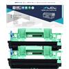 LCL DR1050 DR-1050 2Nero Tamburo Compatibile con Brother HL-1110 1110E 1112