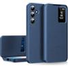 Nshkeji Cover per Samsung Galaxy S26 Plus Custodia a Libro Portafoglio Pelle Flip Carta Fessura Con Finestra di Visione Notifiche e Porta Carte Cover Antiurto Custodia per Samsung S26 Plus 5G Case