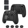 yystao Custodia protettiva in silicone per Valve Steam Controller 2026/Steam Controller 2, antiscivolo, antigraffio, antiurto, con 4 tappi per impugnature joystick, 2 pellicole protettive per touchpad