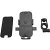 DIRBAK Supporto telefono bici moto, porta cellulare manubrio antivibrazione, angolo regolabile 360°, compatibile smartphone 4-6.5 pollici, materiale ABS per bicicletta monopattino.