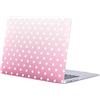 FFBOFFC Custodia for MacBook Pro 13 Pollici, Pois rosa | Modello A1278, 2012 2011 2010 2009 2008 Versione, Semplice Copertura Del Computer Portatile Resistente alle cadute Shell