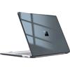 Fintie Custodia per Microsoft Surface Laptop 5 4 3 da 15 pollici con tastiera in metallo (modello: 1872/1873/1953/1979) - Custodia protettiva sottile a scatto rigida (nero cristallo)