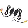 Ejoyous Kit Ricevitore Trasmettitore Video Wireless Impermeabile con Interfaccia GPS AVIN per di Telecamere di Backup per Auto Universale (Con cavo DVD)