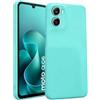 KEJI Cover Custodia in TPU, Morbido Custodia Cover Slim Anti Scivolo Custodia Protezione Posteriore Cover Antiurto per Motorola moto g06 (TIFFANY)