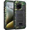 Beeasy Cover per iPhone 15 Pro Max IP68 Impermeabile Custodia Militare Antiurto Resistente 360° Metallo Armor Protezione Schermo Integrata Rugged Robusta Indistruttibile Subacquea Antipolvere Mimetico