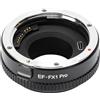 VILTROX EF-FX1 Pro - Adattatore per obiettivo con controllo dell'apertura, messa a fuoco automatica da EF/EF-S a convertitore X-Mount, EXIF elettronico e supporta X-T5 X-T4 X-H2 X-S10 X-E4
