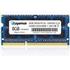 D DUOMEIQI 8GB PC3-10600 DDR3 1333MHz Unbuffered Non-ECC 1.35V CL9 2Rx8 Dual Rank 204 Pin SODIMM Computer Portatile Memorie Module Upgrade